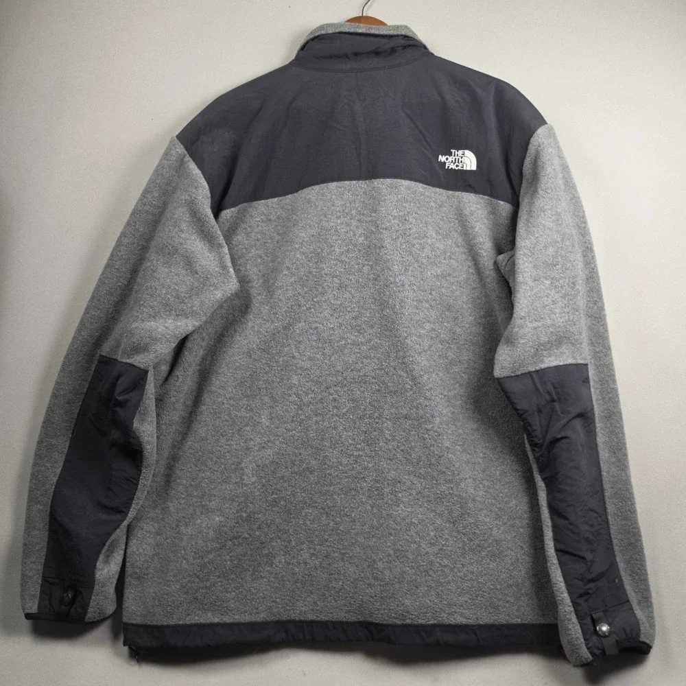 The North Face VTG Mens Large Denali Polartec 300 Fleece Jacket Charcoal Black